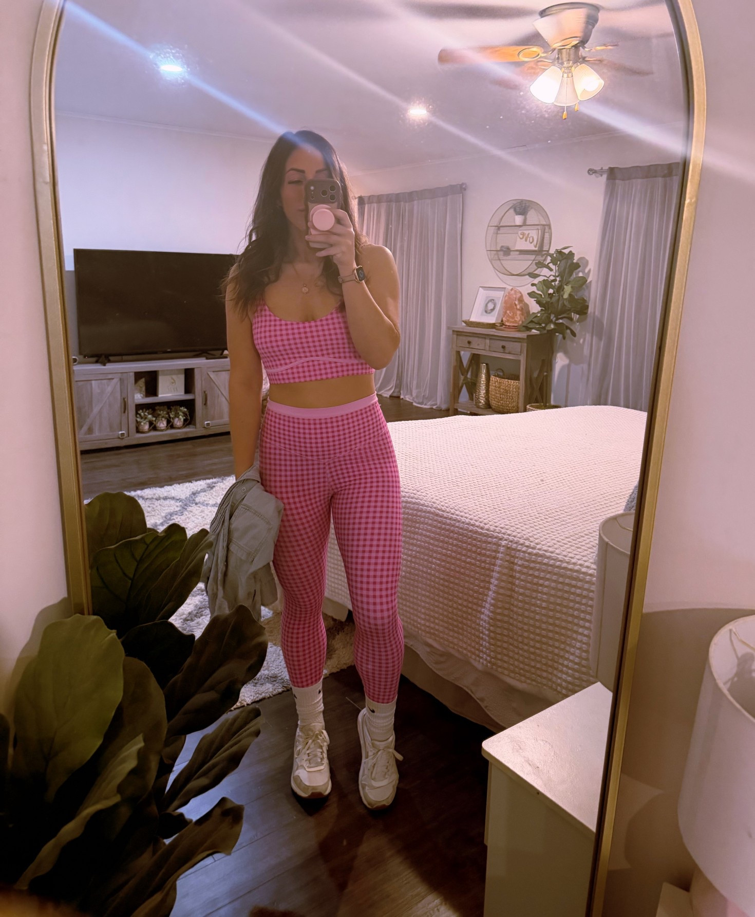 Target did pink so good this season that I had to get another set 🩷

So ready for Spring and hiking and walking outdoors again 😝

Target finds
Workout set
Matching set
Pink plaid
Valentine’s Day 
Spring outfit
Athleisure
Fitness gear
Gym outfit
Nike

#LTKootd #LTKActive #LTKfitnessgoals