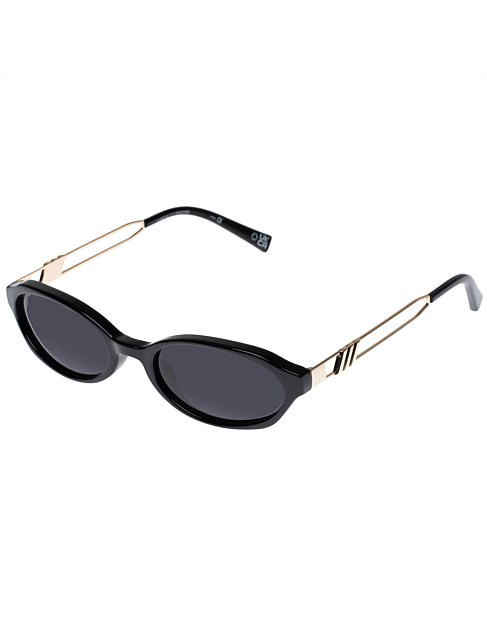 LUNITA BLACK OVAL Sunglasses | David Jones (Australia & New Zealand)