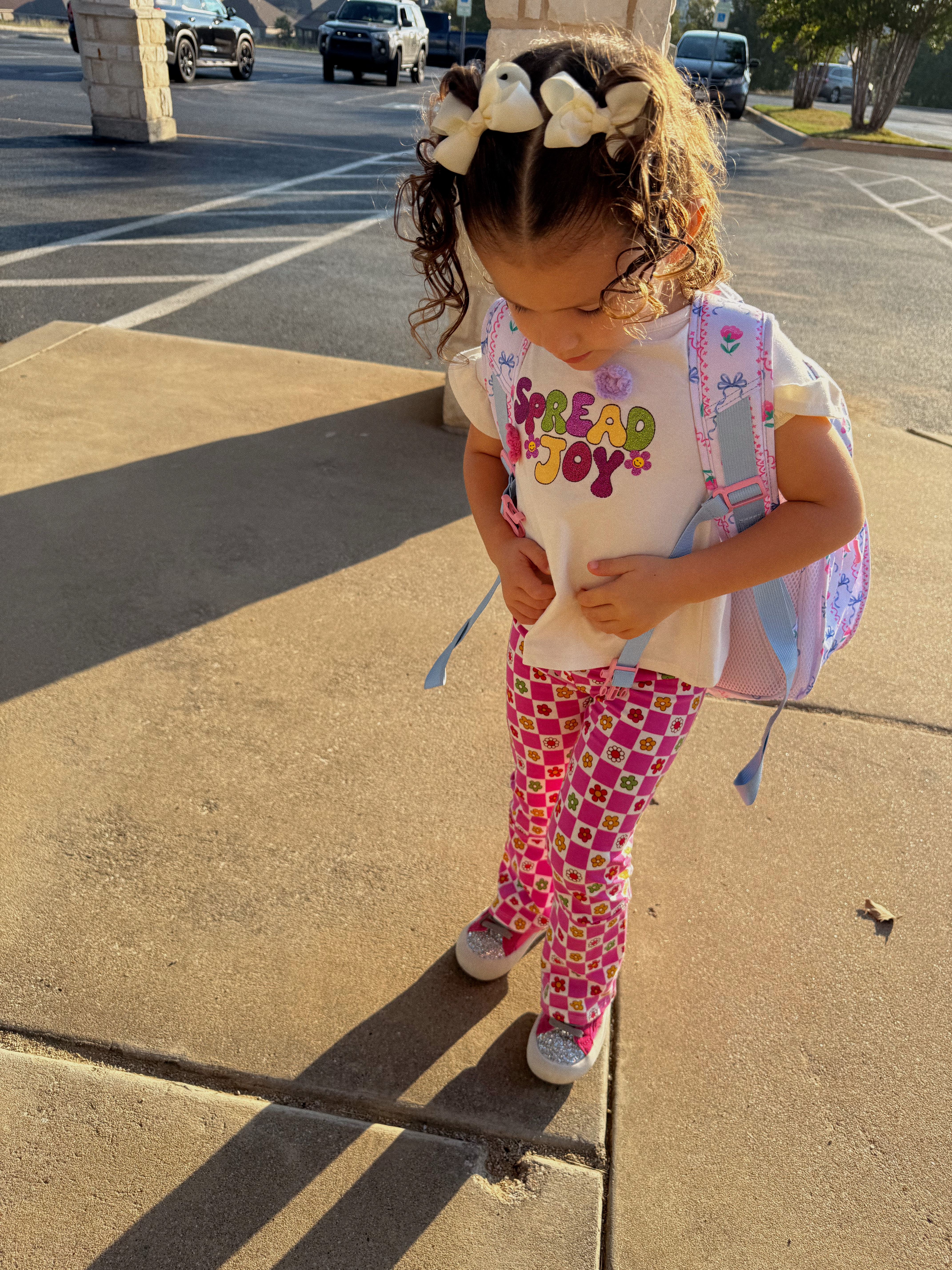 my girl's first ever picture day at school! 
#toddlergirlfashion #toddlergirlootd #toddleroutfitinspo #schooloutfit #picturedayoutfit 

 #LTKHalloween #LTKFindsUnder50 #LTKKids