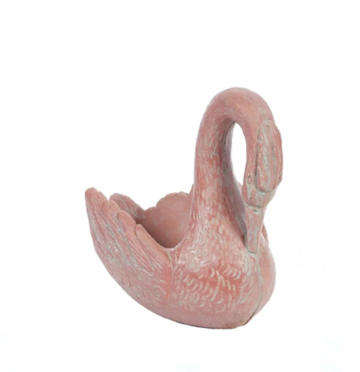 Solid Rock Stoneworks Baby Swan Planter - 16"tall x 11"wide x 16"deep - Brick | Walmart (US)