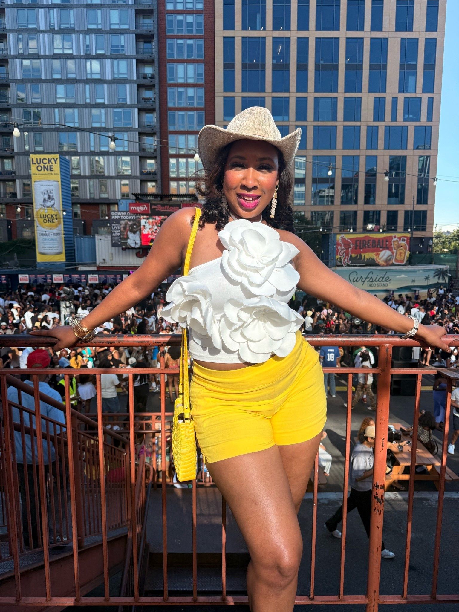 The top was the conversation starter. 🌼✨

From the oversized floral details to the cowboy hat, this outfit was made for a summer day out.

I linked the exact top and hat, plus similar shorts, shoes, and accessories so you can recreate the look. 💛

#FestivalStyle #StatementTop #SummerOutfits #SummerStyle #CowgirlChic #StyleOver40

#LTKootd #LTKOver40 #LTKSaleAlert