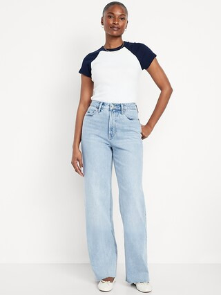 Extra High-Waisted Wide-Leg Jeans | Old Navy (US)