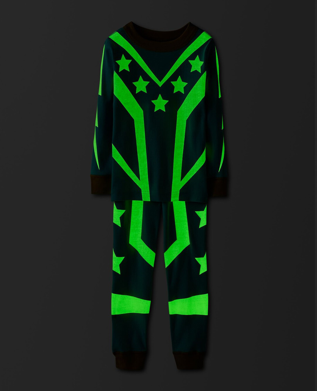 Halloween Glow-in-the-Dark Long John Pajama Set | Hanna Andersson