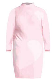 Heart Intarsia Mini Dress | Eloquii