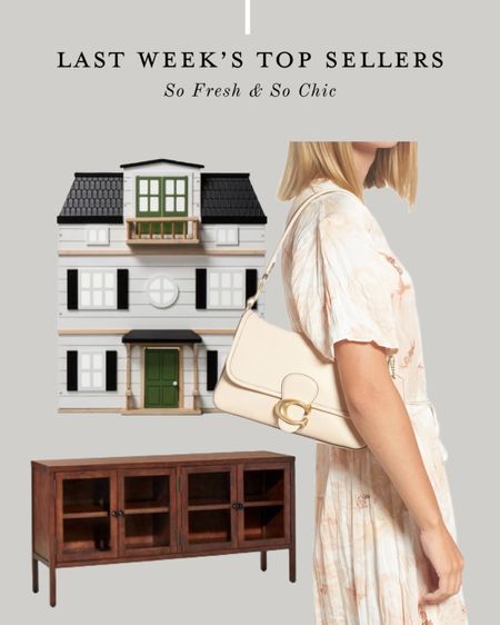 Last week’s top sellers!
-
Coach Tabby chalk white and brass - Neiman Marcus - Nordstrom - Target Hearth and Hand dollhouse - Target sideboard glass doors - Target media stand glass doors - affordable toys - affordable home decor - It bag 

#LTKitbag #LTKFind #LTKhome