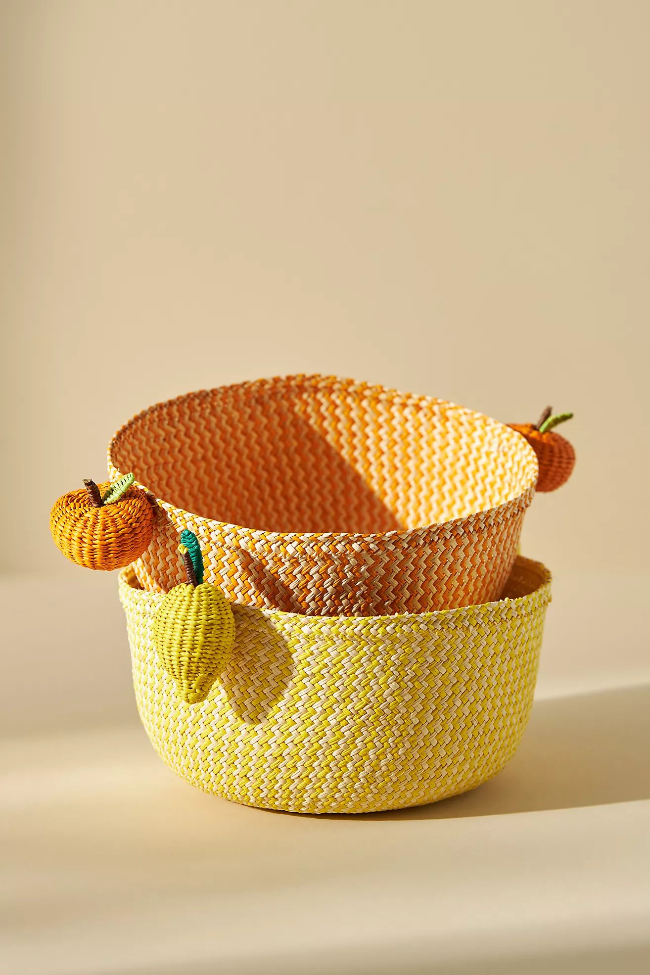 Klatso Handwoven Fruit Basket | Anthropologie (US)