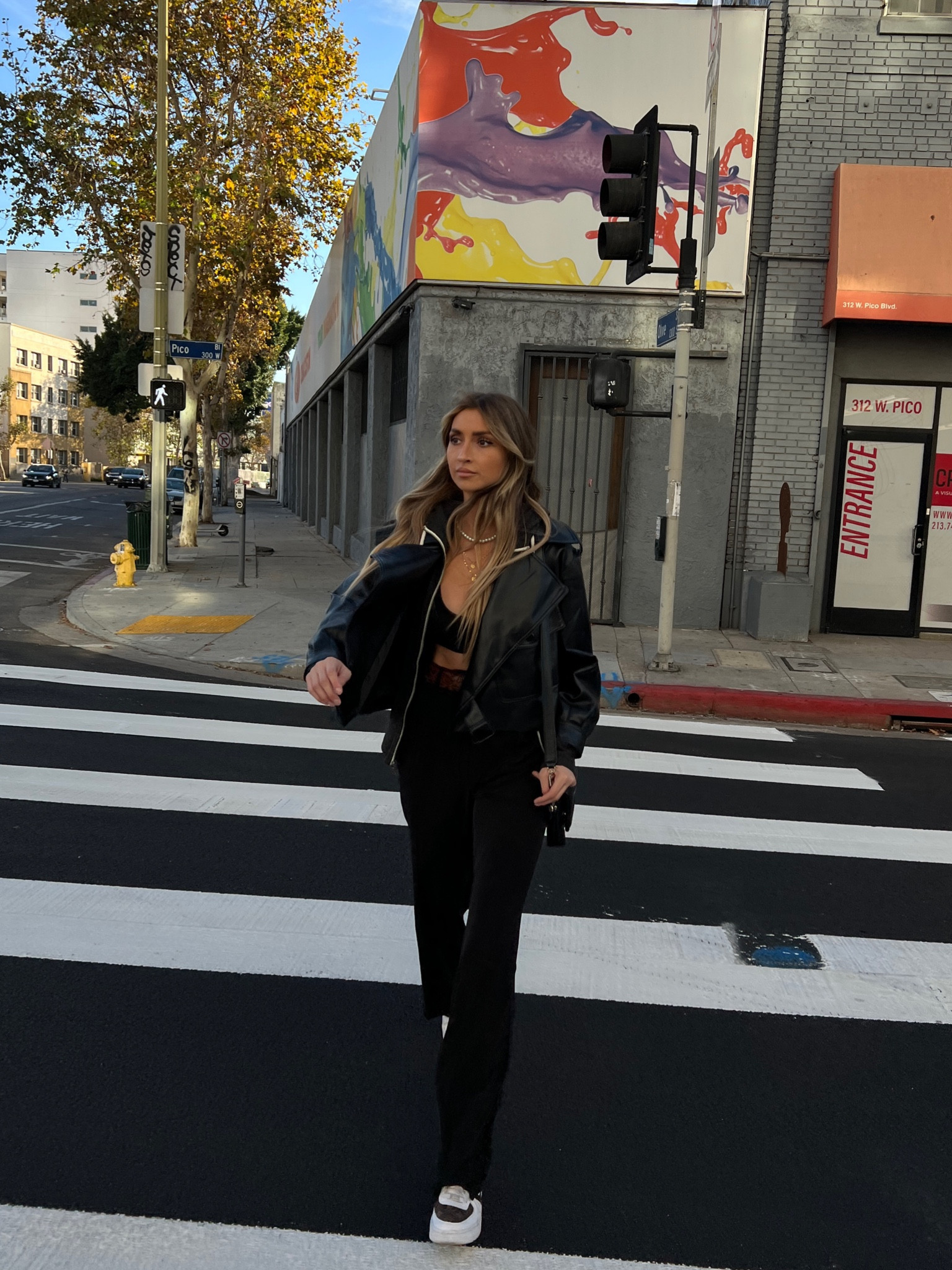The slouchy oversized Hailey Bieber amazon dupe leather jacket of my dreams 🖤 

#LTKunder50 #LTKstyletip #LTKSeasonal
