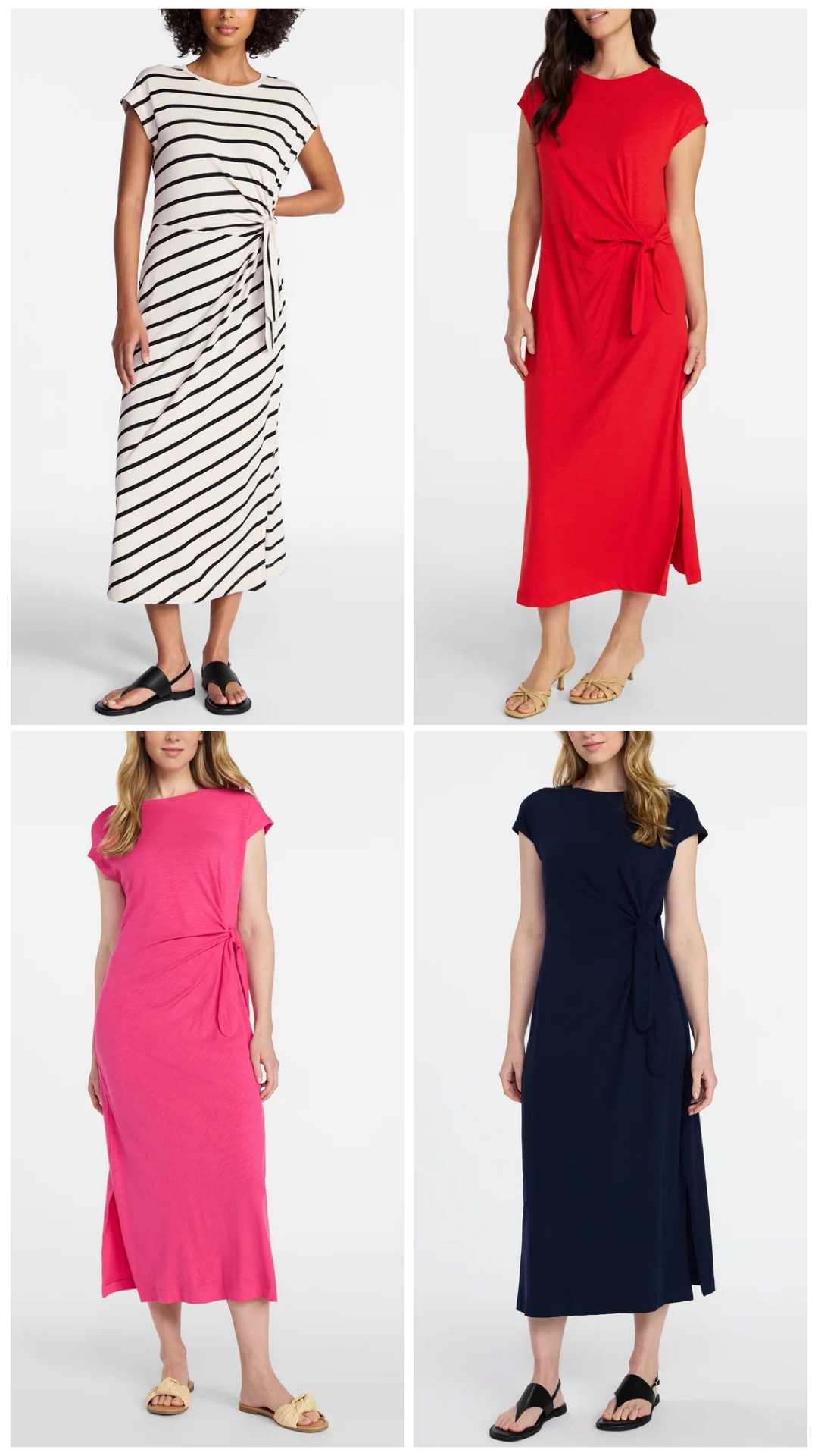 Walmart new arrival side tie midi dress 

#LTKootd