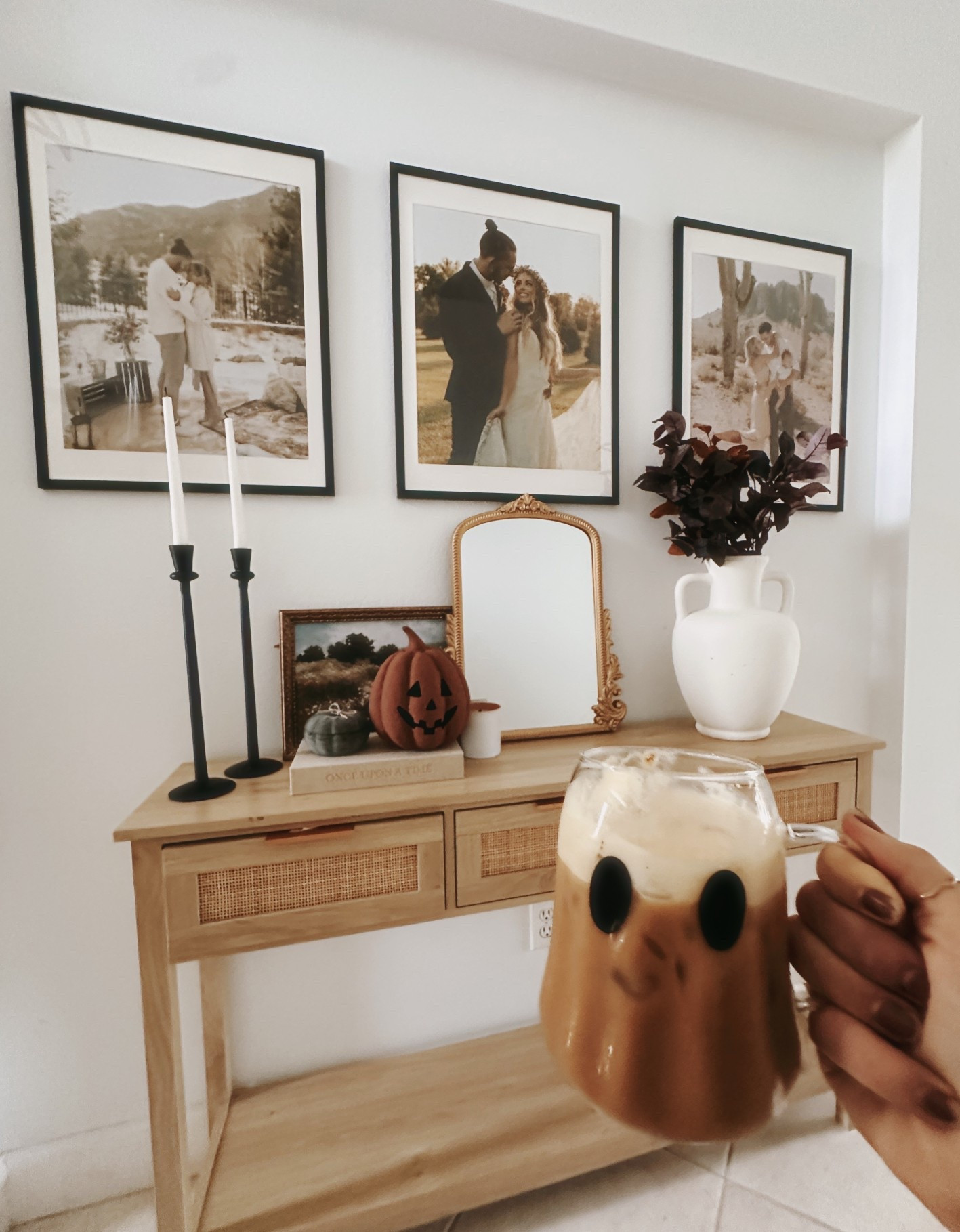 Fall entryway table decorating! Found some really cute and affordable options for seasonal autumn decorations. And most of it I’ll use after the season too or around other parts of the house! 

#LTKHome #LTKFindsUnder50 #LTKSeasonal