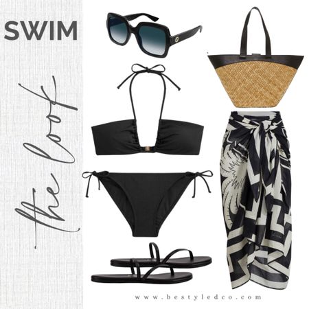 Swim 2023 / spring break / respite look / vacation swim / one piece look / beach look / two piece / black bikini 

#LTKFind #LTKtravel #LTKswim