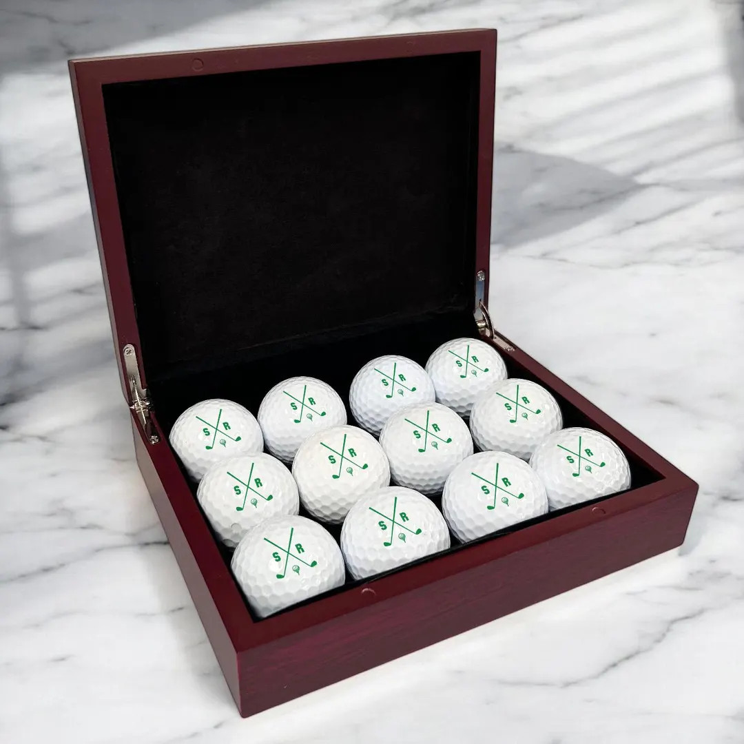 Monogram Golf Balls: Personalized Golfer Gift Set | Etsy (US)