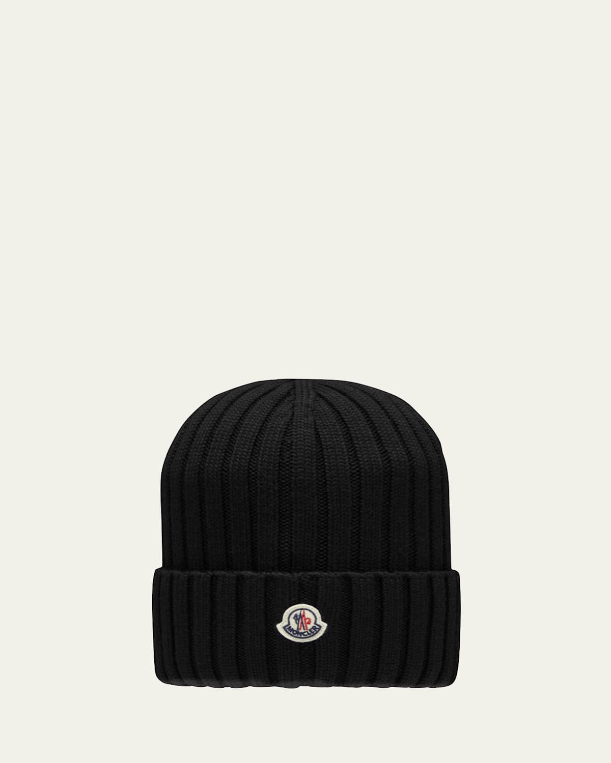 Logo Ribbed Wool Beanie | Bergdorf Goodman