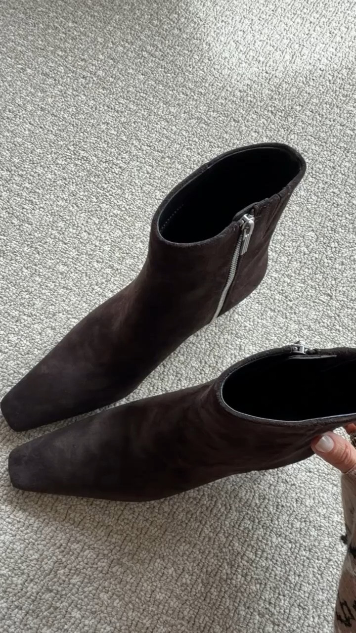 For my euro travelers, this chocolate brown suede bootie is the perfect heel height and width for walking around all day while still looking chic!

#LTKgrwm #LTKSeasonal #LTKTravel