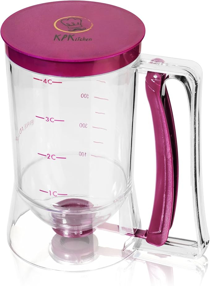 KPKitchen Pancake Batter Dispenser - Kitchen Must Haves Tools for Perfect Pancakes, Cupcake, Waff... | Amazon (US)