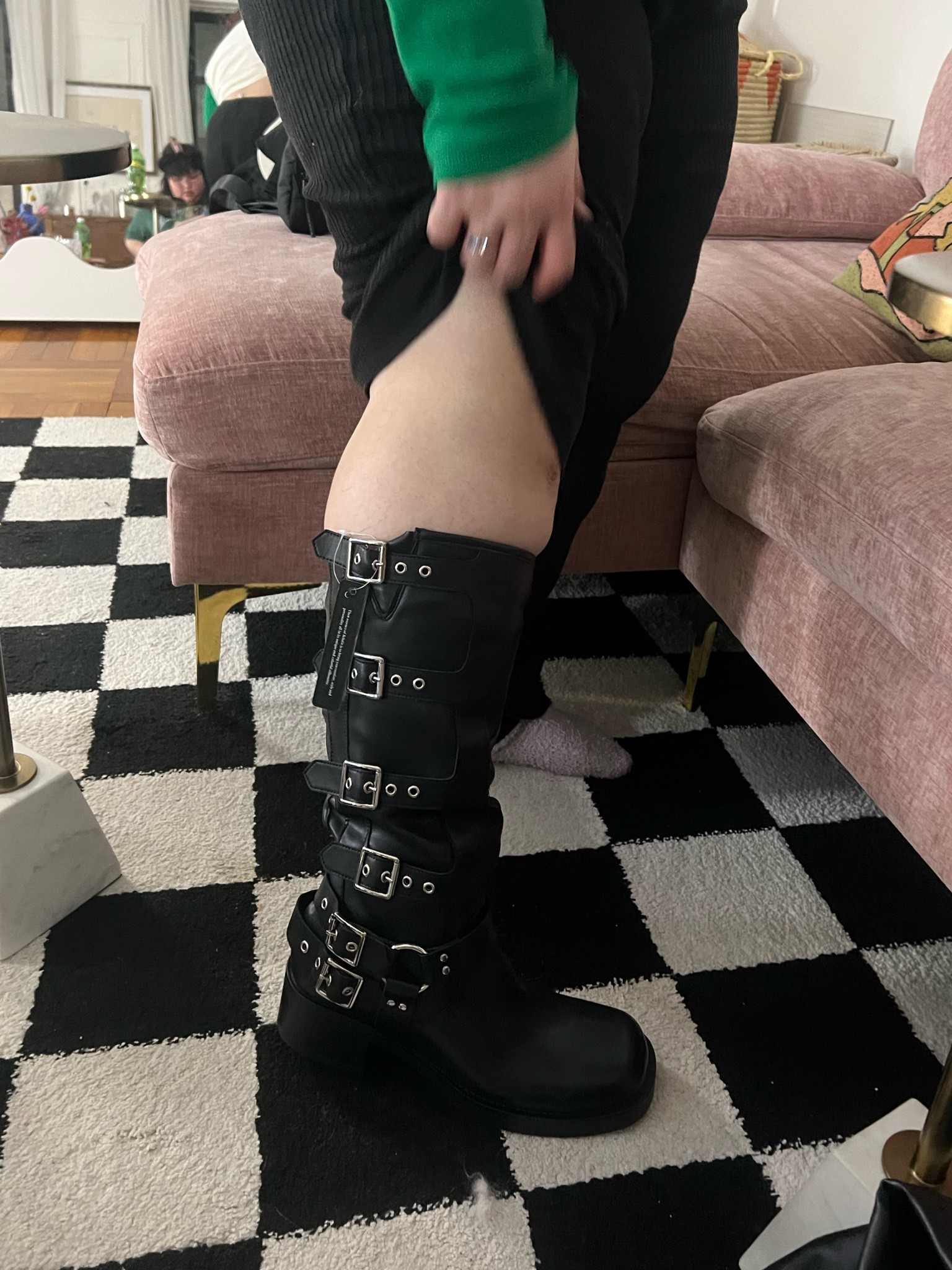 Wide calf boot miu miu inspo 

#LTKplussize #LTKstyletip #LTKmidsize