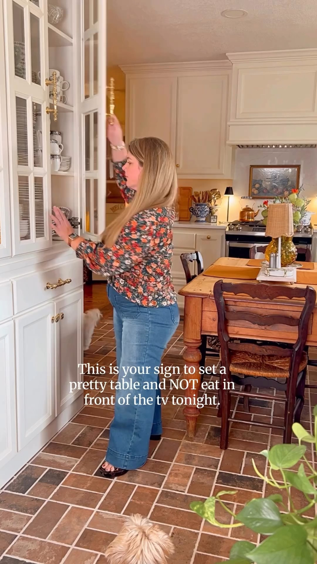 Honestly, I’m talking to myself here. Some nights it’s so easy to crash on the couch with dinner and a show. But every time I take a few extra minutes to set the table (even just for one), I feel the difference.

Lighting a candle, using my favorite dishes, slowing down… it all turns an ordinary evening into something intentional. A little ritual that reminds me that my life, even lived solo, is still worth celebrating every day. 

#joyfullysingle  #curatingjoy  #ritualsofhome
•
•
•
•
•
•
•

Vintage Decor | Home Inspiration | Collected Home | Traditional Home | Sentimental Style | The Sentimental Decorator | Joyful Rituals of Home | Sentimental Home | Homes with a Story | 

#thesentimentaldecorator #sentimentalstyle #meaningfulhomedecor
