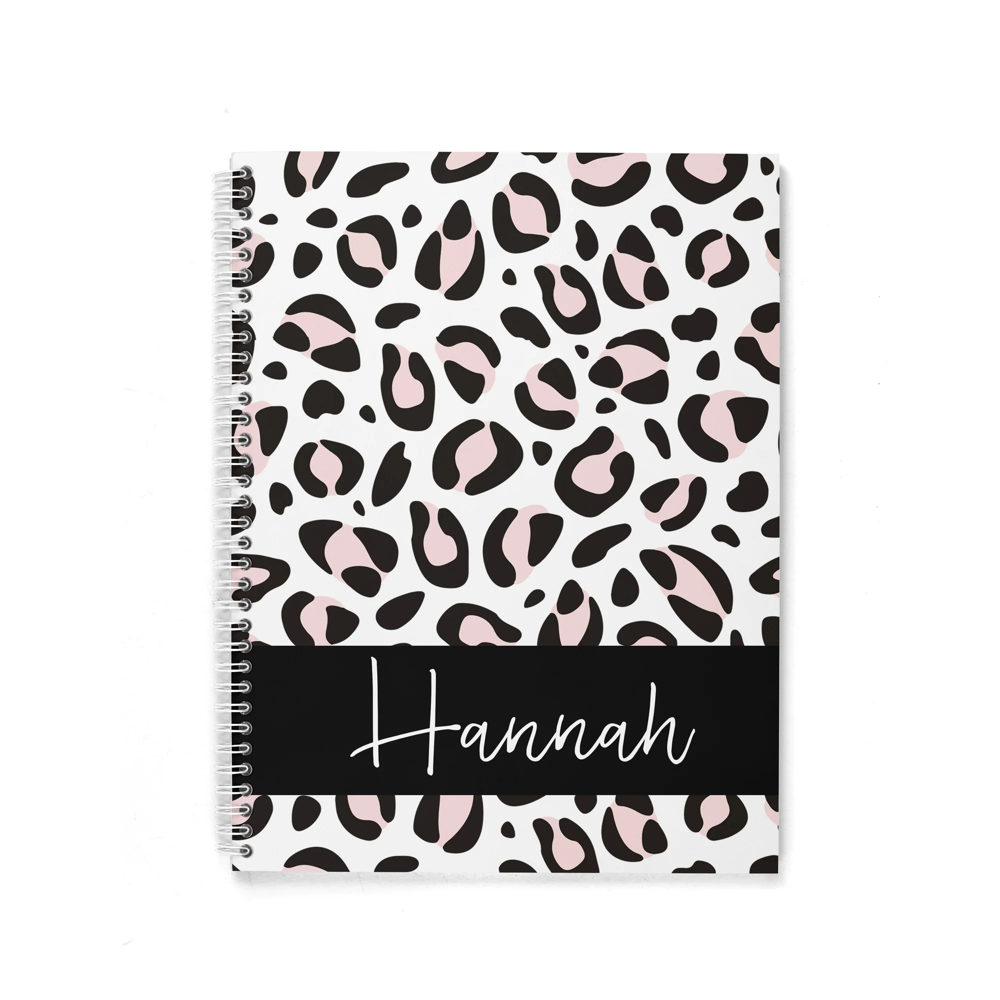 LEOPARD BAND PERSONALIZED SPIRAL NOTEBOOK | Highway 3