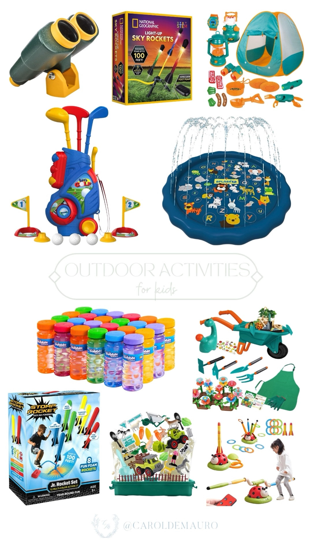 If you want to create unforgettable backyard memories this season, you've got to check out these fun outdoor activities. You're just a few picks away from hosting the ultimate water play day or leading the best backyard space mission ever.

amazon finds, outdoor toys, summer vibes, kids toy, screen free activities, water toys, sky rockets, little adventurer

#LTKHome #LTKSeasonal #LTKKids