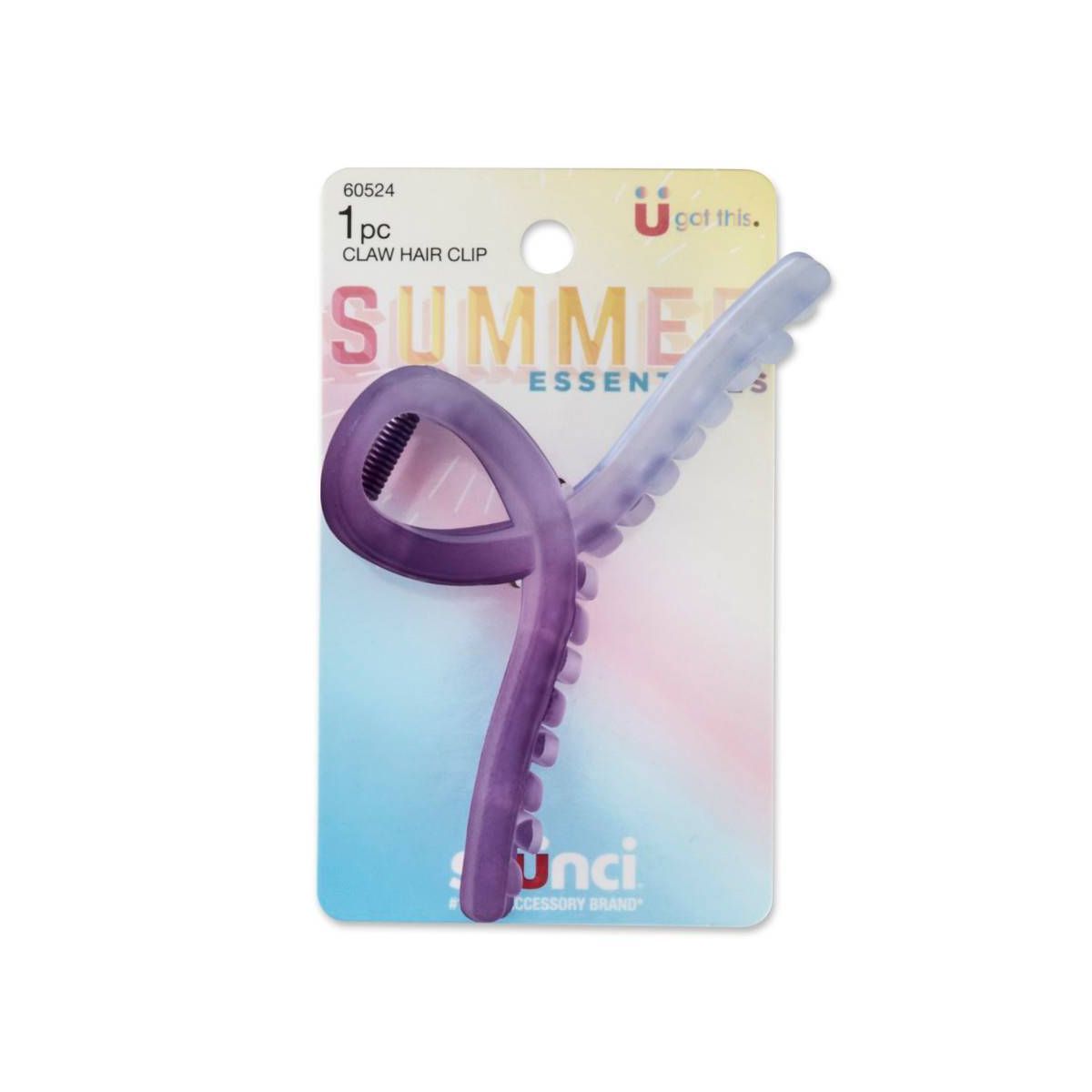 scünci Loop Claw Clip - Frosted Ombre Purple/Blue - All Hair | Target