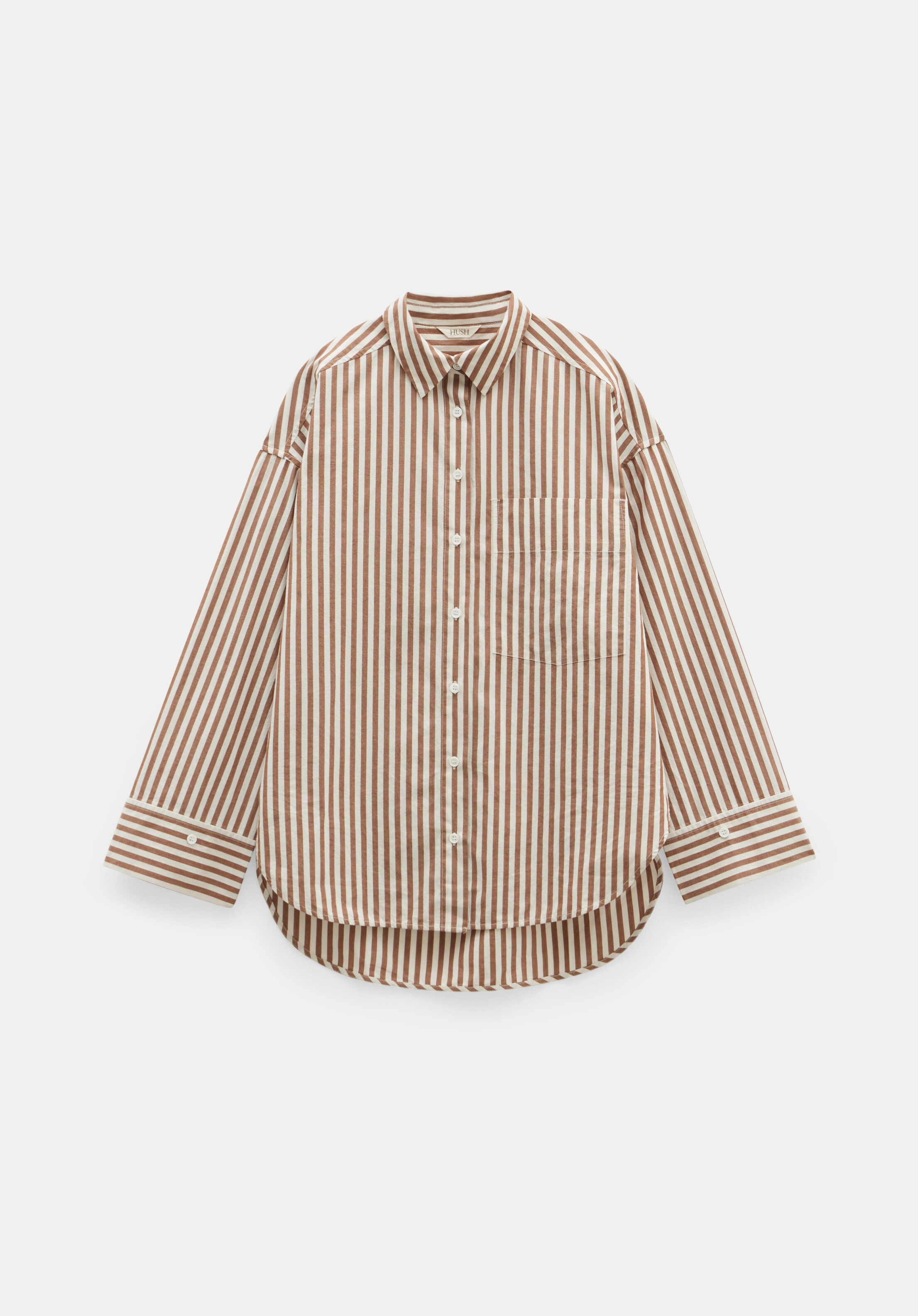 Indy Oversized Stripe Shirt | Hush UK