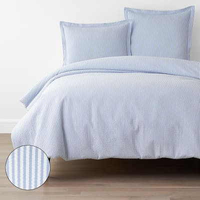 Company Cotton™ Seersucker Duvet Cover | The Company Store