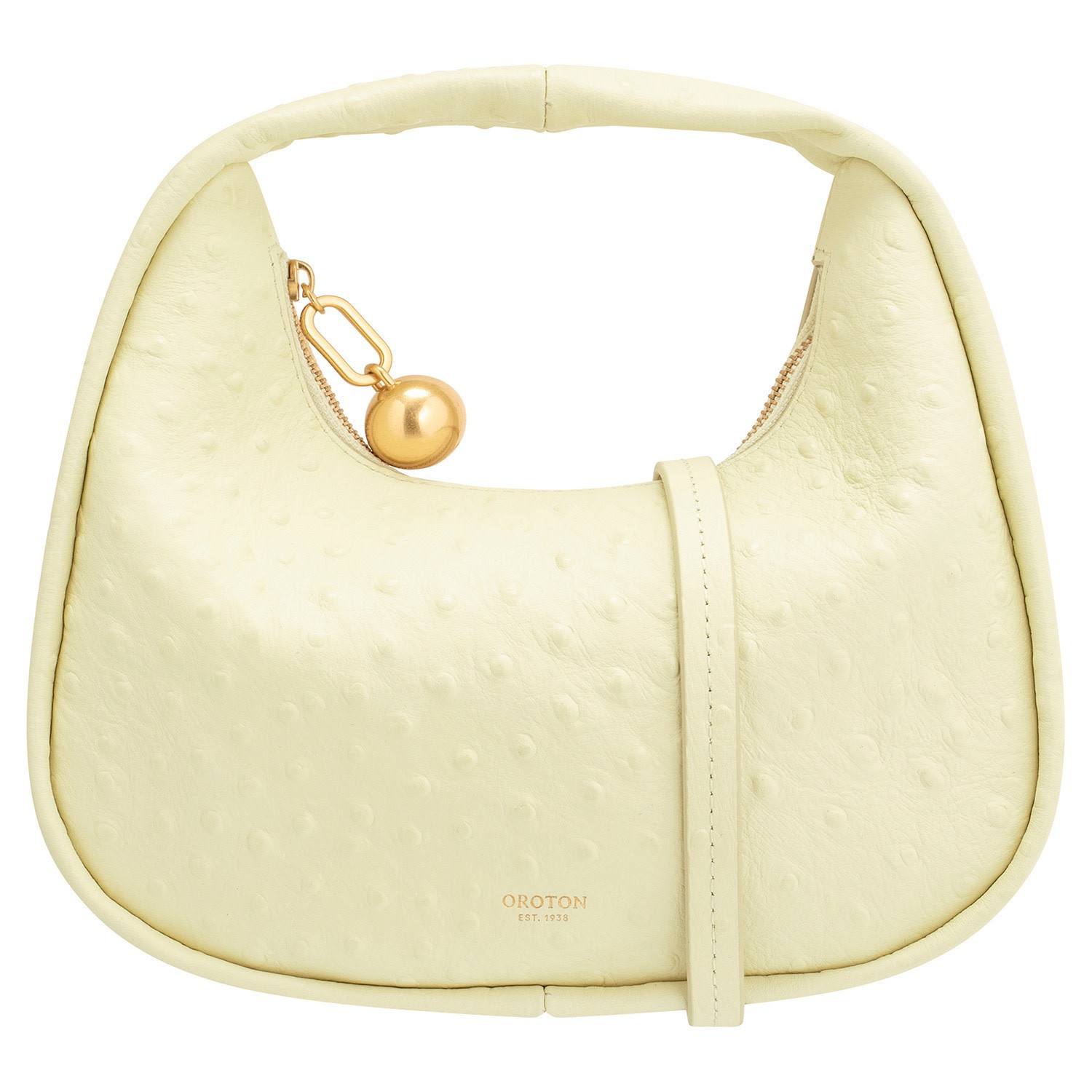 Clara Texture Small Day Bag - Lemon Butter | Oroton | Oroton