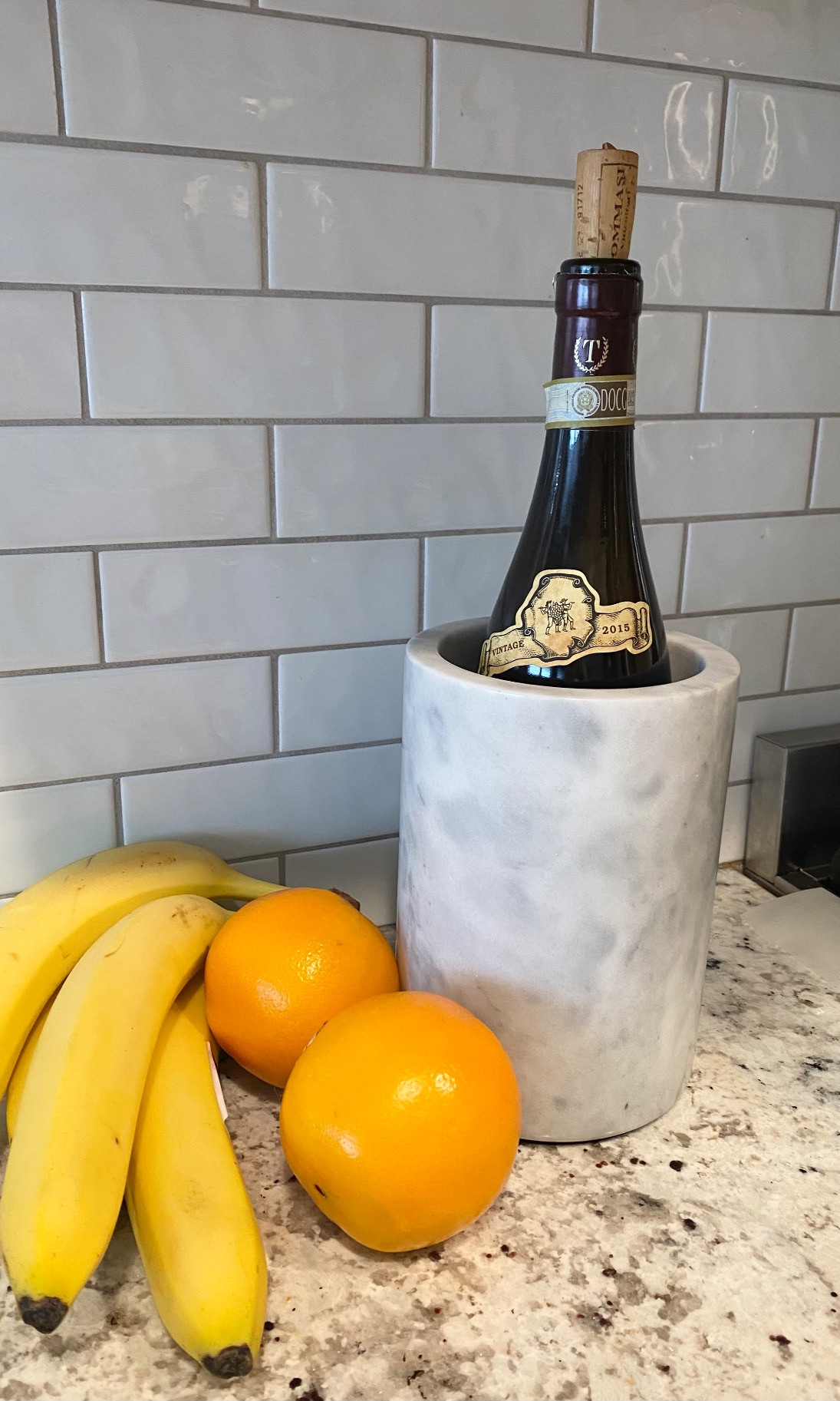 Homeries Marble Wine Chiller Bucket - Wine & Champagne Cooler for Parties, Dinner – Keep Wine &... | Amazon (US)