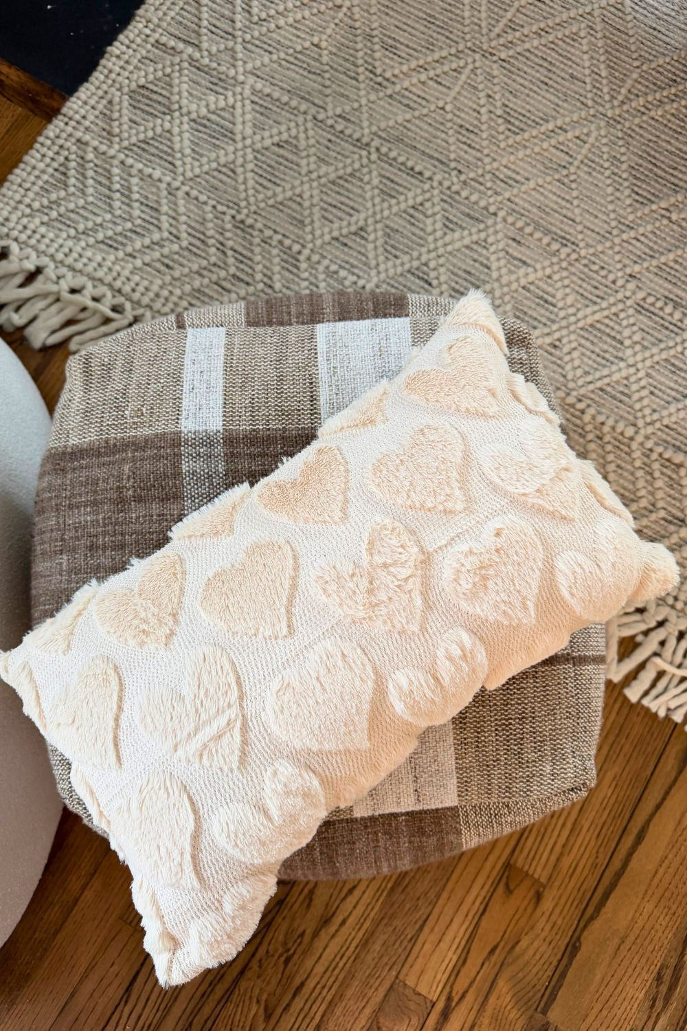 When I stumbled upon this pillow cover, it was an instant add to cart—literally perfect and only $11. I love the neutral hearts because they still feel cozy and timeless, not loud or overly seasonal.

I’ve rounded up my favorite Valentine’s Day decor. On the blog now! Visit: https://tantrumsandtools.com/valentines-day-decorations/

#Valentinesdaydecor #Valentines #Valentines day #Galentine #februaryfavorites #Hearts #Amazonhomedecor 

 #LTKSeasonal #LTKHome #LTKFindsUnder50