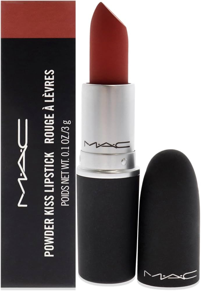 MAC Powder Kiss Lipstick - Devoted To Chili Lipstick Women 0.1 oz | Amazon (US)