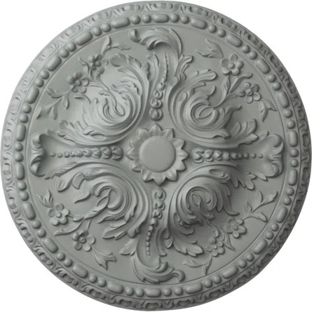 Amelia 19.63'' H x 19.62'' W x 0.75'' D Urethane Ceiling Medallion | Wayfair North America