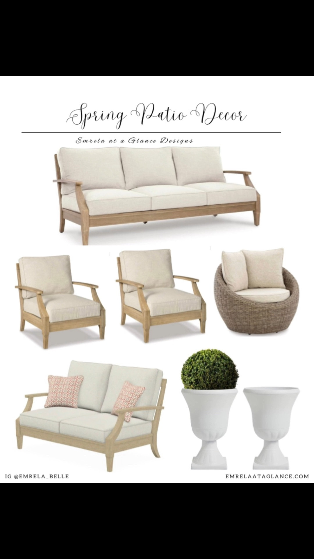 Spring Patio Decor

#LTKspring #LTKSpringSale #LTKHome