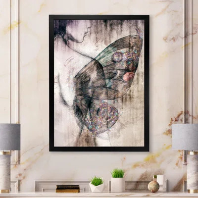 Abstract Design Portrait - Glam Canvas Art Print | Wayfair North America
