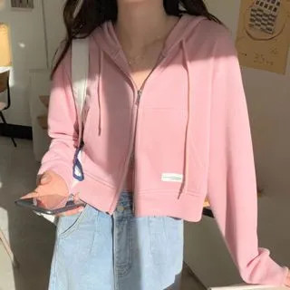 Cropped Zip-Up Jacket | YesStyle Global