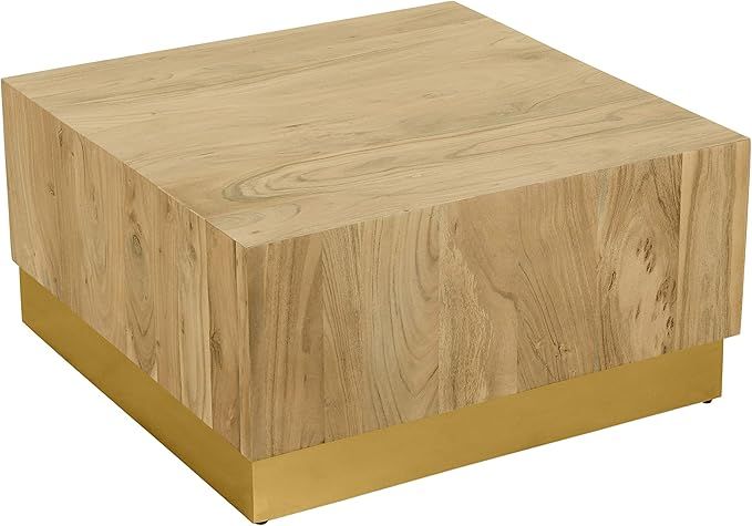 Meridian Furniture 232-CT Collection Modern | Contemporary Solid Acacia Wood Top Coffee Table, 32... | Amazon (US)