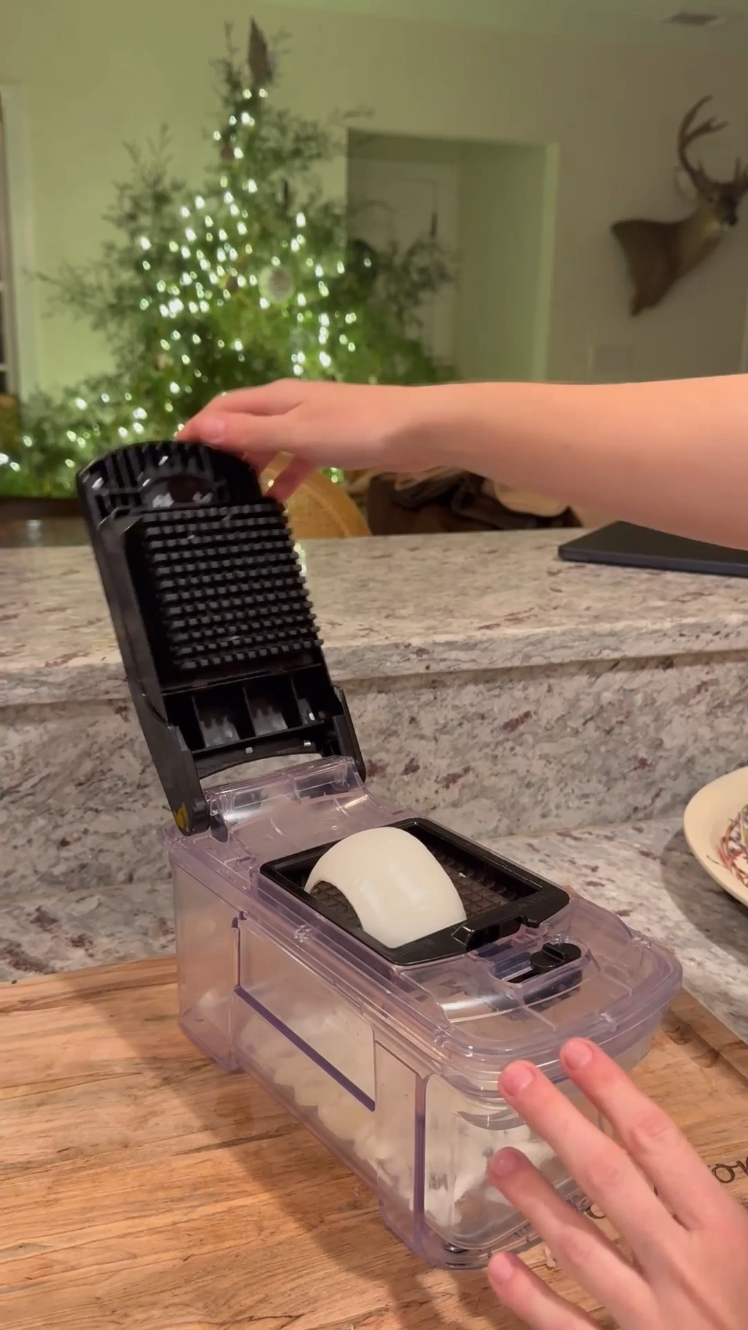 This food chopper is amazing. I hate cutting vegetables (especially onions, bc they make my eyes water!) this gets the job done quick and easy.

#LTKHome #LTKfoodie #LTKFindsUnder50