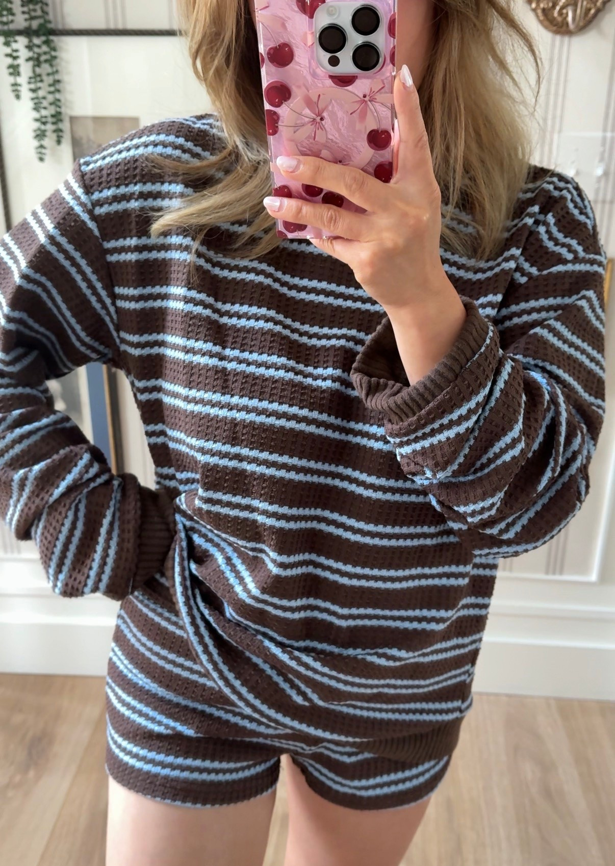 Sized 2 sized up got oversized fit. Normally small, wearing size large.

#LTKootd #LTKPetite