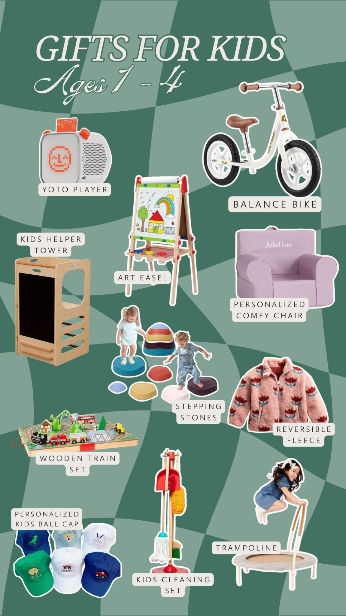 Gift ideas for kids ages 1-4 this Christmas! 

#LTKHoliday #LTKGiftGuide #LTKSeasonal