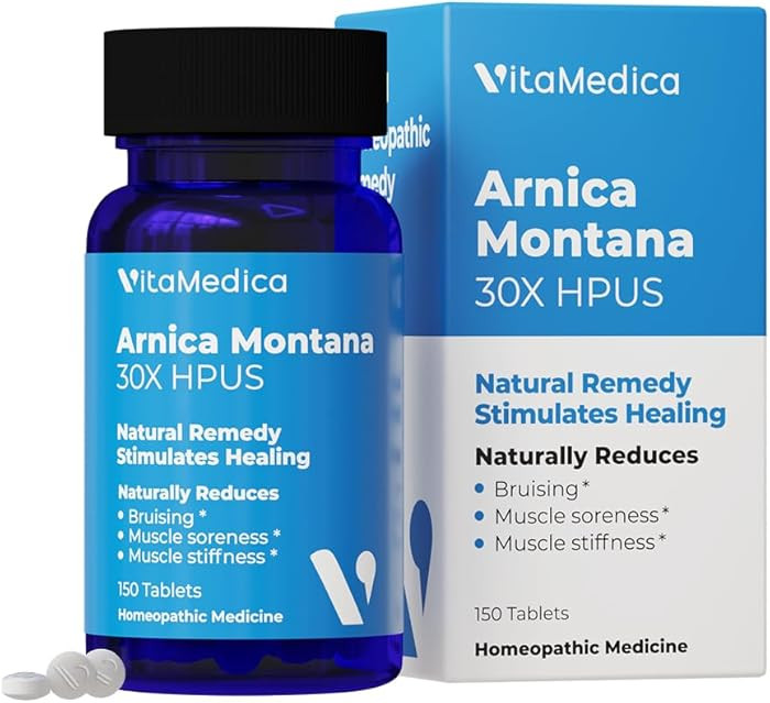 VitaMedica Arnica Montana 30X Rapid Dissolve Arnica Tablets for Natural Pain, Bruising, and Swell... | Amazon (US)