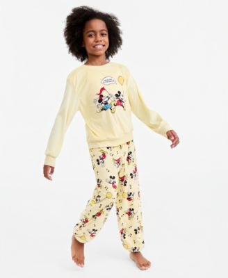 Disney | Macy's Boys' and Girls' 5-14 Long-Sleeve Top and Pajama Joggers, 2-Piece Set, Macy's Exclusive - Multi | Macy's