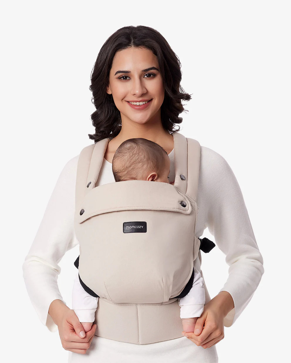 PureHug Baby Carrier - Khaki Color | Momcozy US