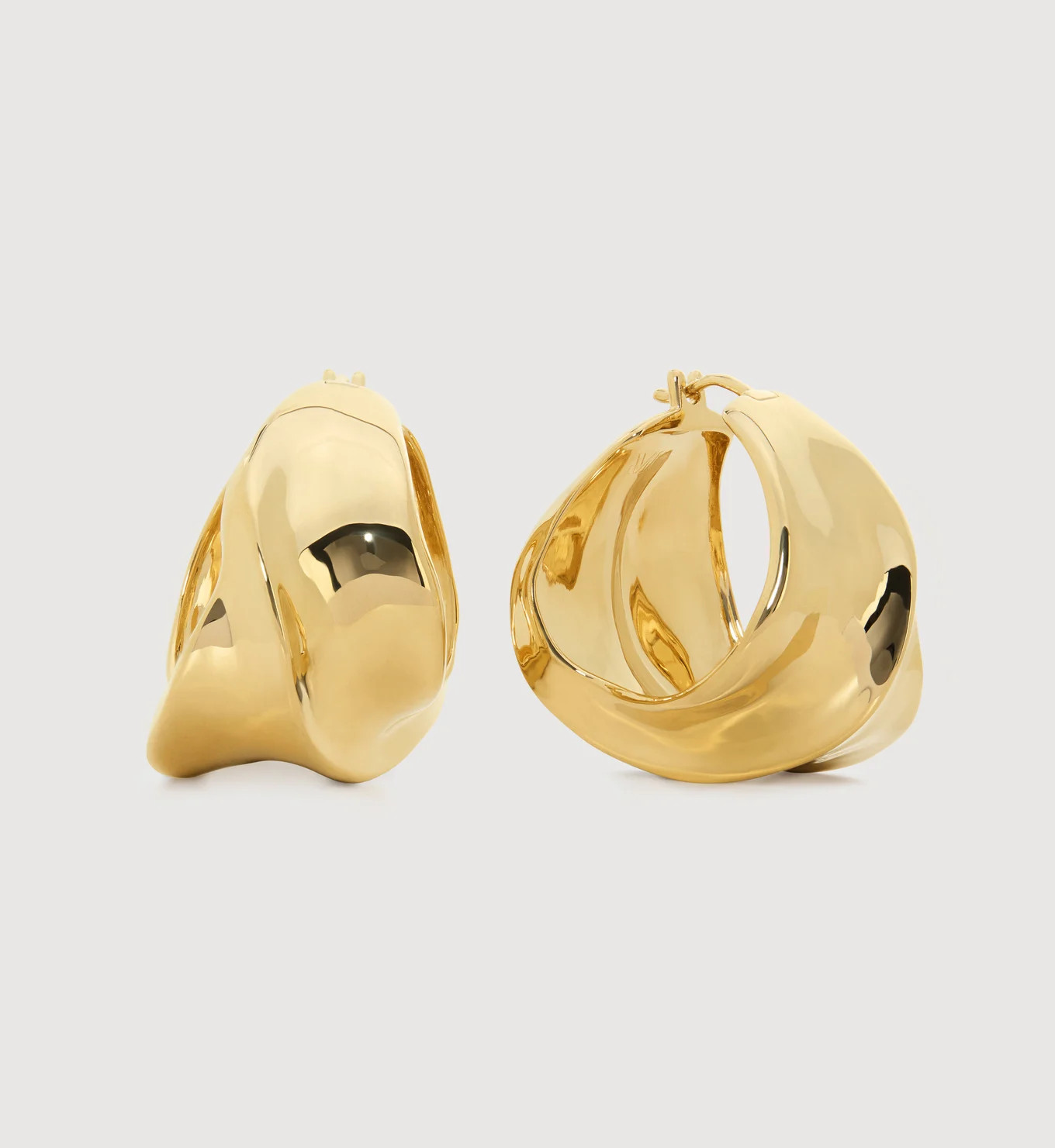 Nomade Bold Medium Hoops | Monica Vinader (Global)