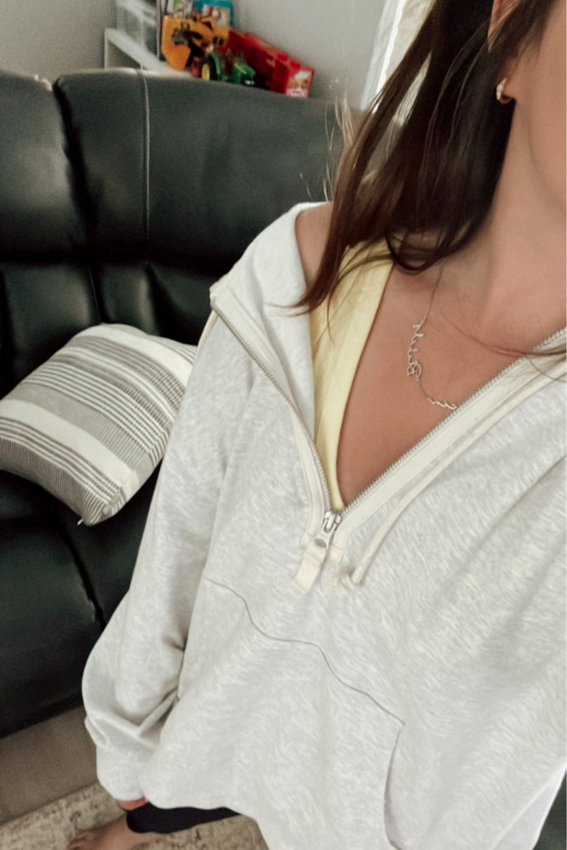 My everyday go to is Aerie and absolutely loving this new oversized quarter zip! 

Aerie, moms on the go, aerie ootd, aerie leggings, aerie picks, oversized hoodie, cozy clothes
