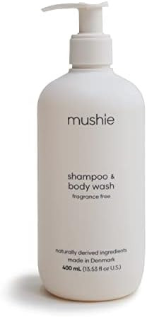 Amazon.com: mushie Baby Shampoo & Body Wash | Gentle Formula for Delicate Skin | Certified Organi... | Amazon (US)