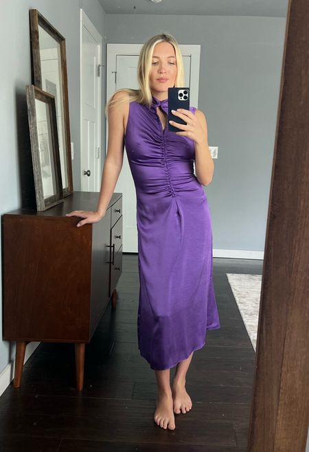 fab purple dress + half off 💜💜💜 #sandro #sale