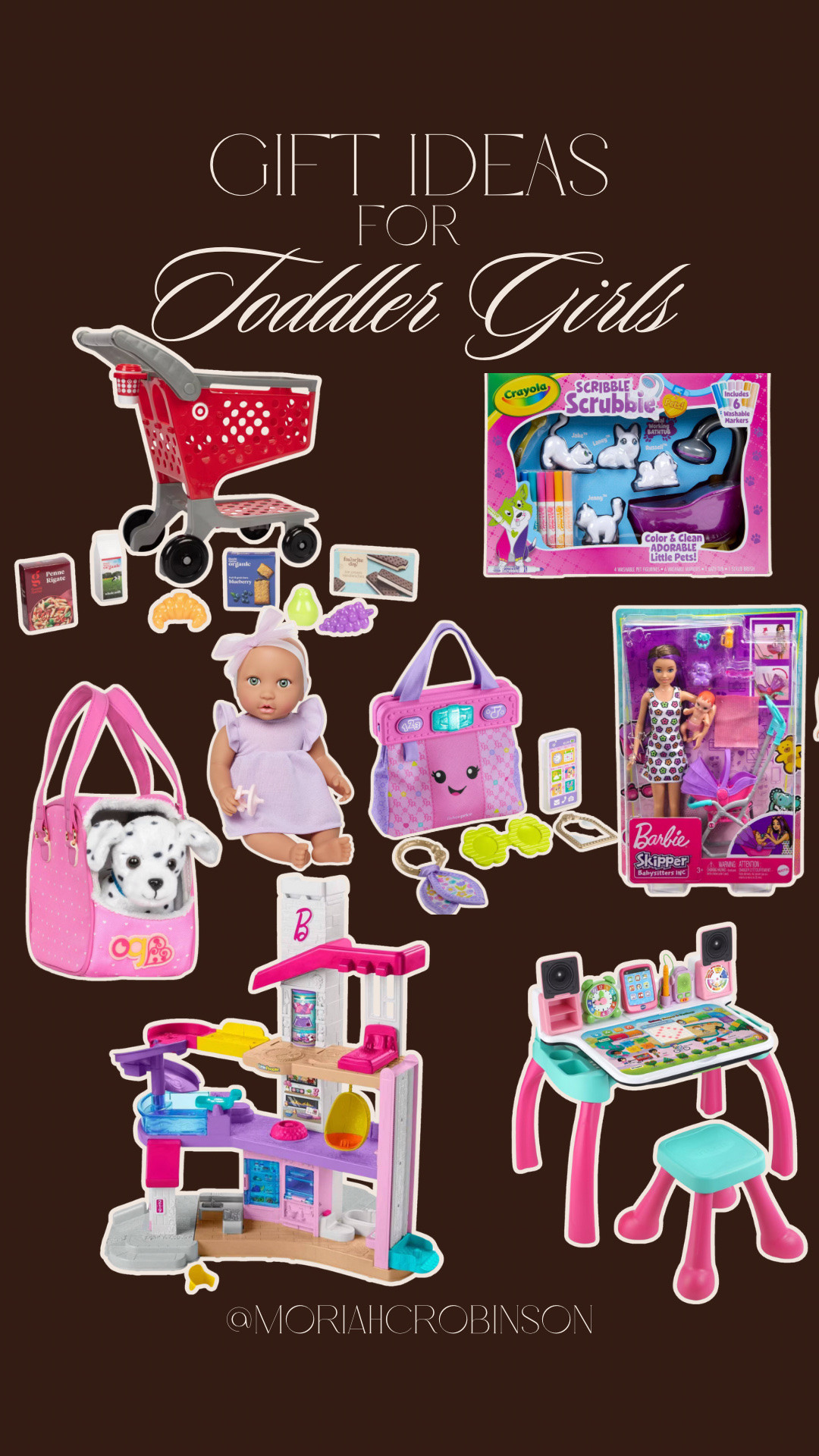 Gift guide for the toddler girl!🎁

Gifts for her, gifts for kids, gifts for girls, gifts for toddlers, target finds, target toys

#LTKHoliday #LTKGiftGuide #LTKKids