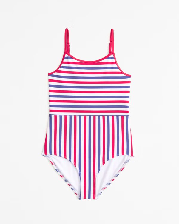 scoopneck one-piece swimsuit | Abercrombie & Fitch (US)