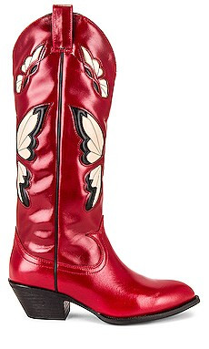 Jeffrey Campbell Fly Away Cowboy Boot in Red from Revolve.com | Revolve Clothing (Global)