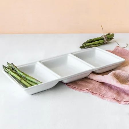 Better Homes & Gardens Porcelain Divided Serve Platter | Walmart (US)