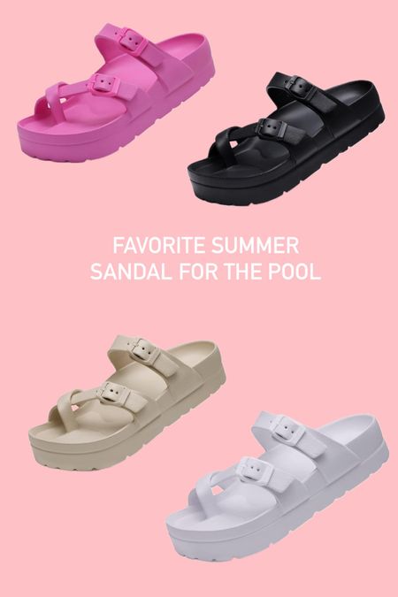 Brooklyns favorite summer sandal! It’s water proof and sooo comfy to walk around in all day! Some colors are on sale today! 
#summer #sandals 

#LTKSaleAlert #LTKU #LTKShoeCrush