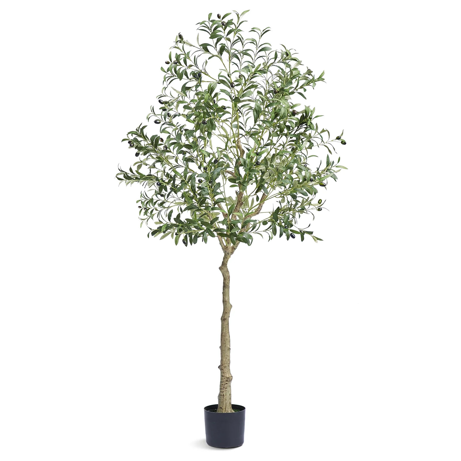 VEVOR Artificial Olive Tree, 6 FT Tall Faux Plant, Secure PE Material & Anti-Tip Tilt Protection ... | Walmart (CA)